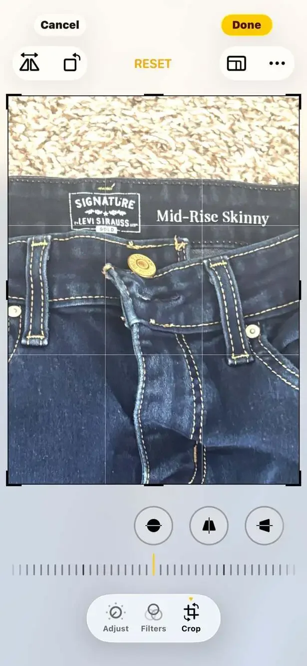 Levi Strauss Signature Gold Bundle Size 10 Mid-Rise Capri & Skinny Jeans - Picture 5 of 13